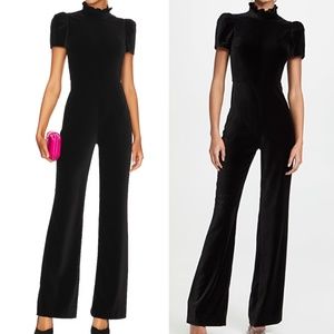 Alice + Olivia Jorah Velvet Jumpsuit